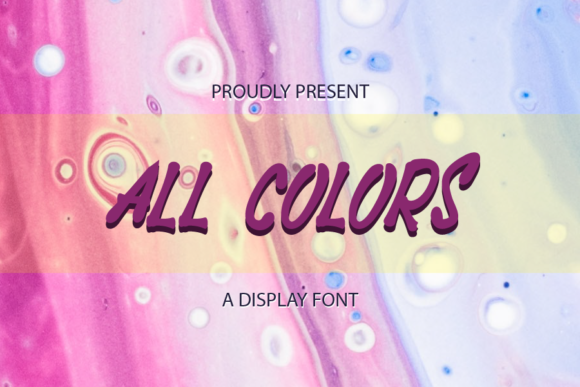 All Colors Font for Professional Branding