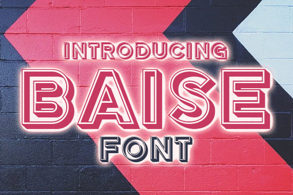 Baise: A Retro-Style Display Font That Adds Personality to Branding