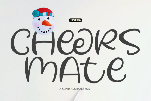Cheers Mate Font for Handmade Creations