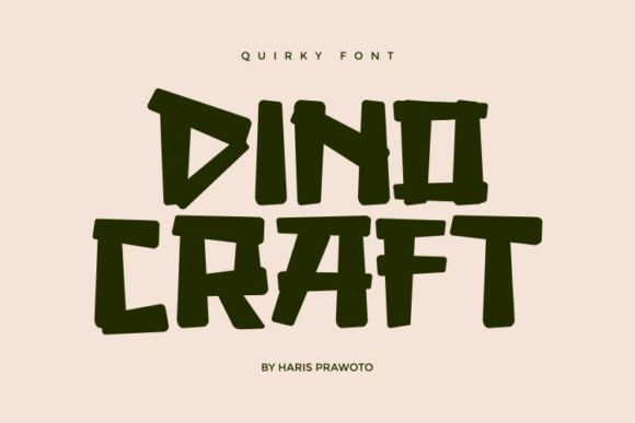 Dino Craft: A Bold Font for Small Business Branding