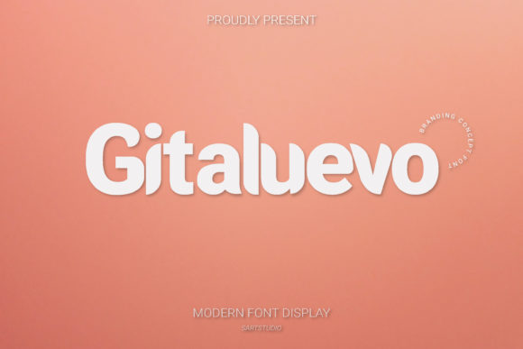 Gitaluevo: A Modern Font for Polished Branding