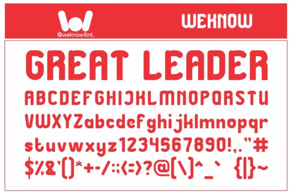 Great Leader: A Bold Display Font for Editorial Design