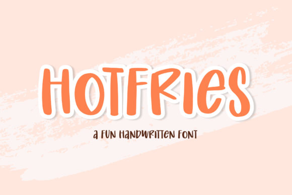 Hotfries: A Display Font for Bold Branding