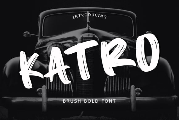 Katro: A Bold Display Font for Modern Editorial Design