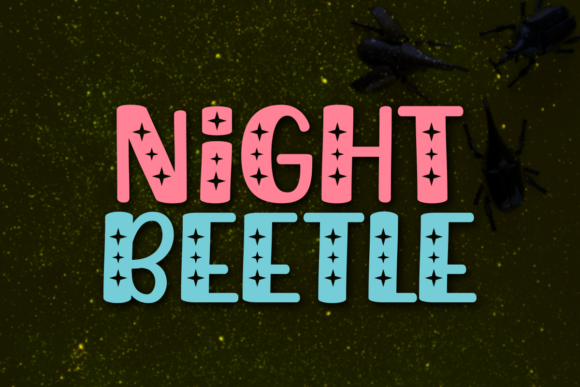 Night Beetle Font Review for Playful Branding