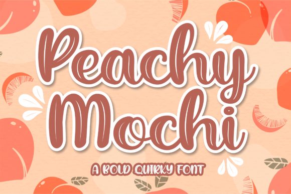 Peachy Mochi Font for Handmade Creations
