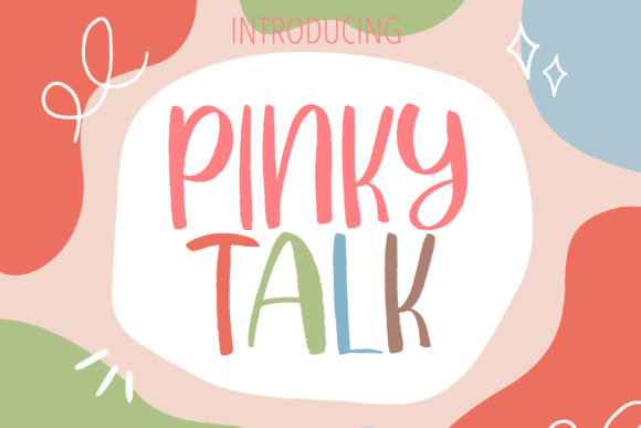 Pinky Talk: A Fresh Display Font for Modern Editorial Design