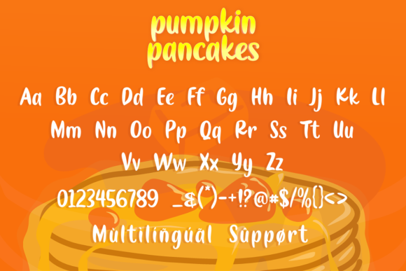 Pumpkin Pancakes Font Review for Editorial Design