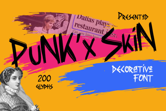 Punkx Skin Display Font for Bold Visuals