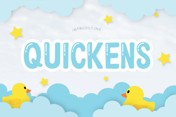 Quickens Font for Web Design and Branding