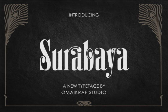 Surabaya Font for Modern Web Design