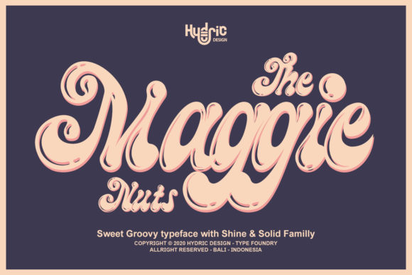 The Maggie Nuts: A Retro Font for Modern Branding