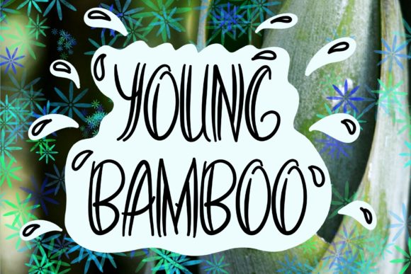 Youthful Elegance in Every Letter with Young Bamboo Font